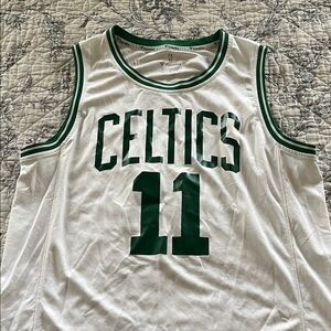 Fanatics Celtics White and Green Basketball Jersey